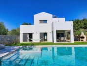 Litsarda Kreta, Litsarda: Moderne Designvilla mit privatem Pool und Bergblick zu verkaufen Haus kaufen